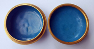chinese cloisonné enamel trinket pot