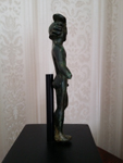 roman bronze figure of mercury