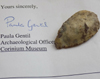 neolithic flint arrowhead